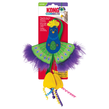 Kong Connects Peacock Feather Cat Toy -